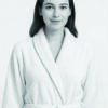 Premium 450 GSM Terry Cotton Bathrobe – White | Luxurious Shawl Collar | Super Absorbent & Ultra-Soft | Unisex Loungewear | 140cm Length