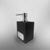 Luxury 4 Pieces Bathroom Accessory Set - Dispenser Soap Dish Toothbrush Holder And Amenities Jar