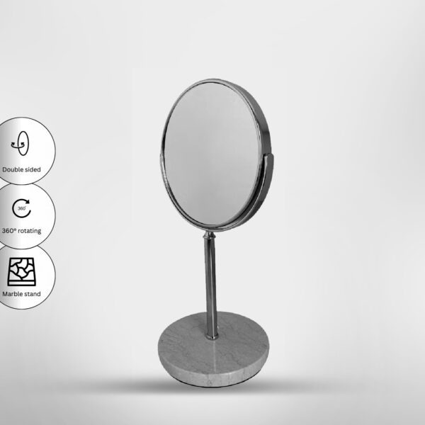 Pearl Coast Perfect View 360° Rotating Mirror: Dual-Sided 1X And 3X Magnification for Flawless Detail