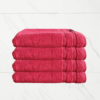 4pc Coral Bath Towel Set 70x150cm Premium Cotton 630 GSM Ultra Soft and Highly Absorbent Hotel And Spa Quality Towels