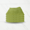 4 Pieces Luxury Hand Towel Set 50x80cm 630 GSM Premium Cotton Ultra Soft and Highly Absorbent Expertly Woven for Durability Hotel And Spa Quality Towels Green