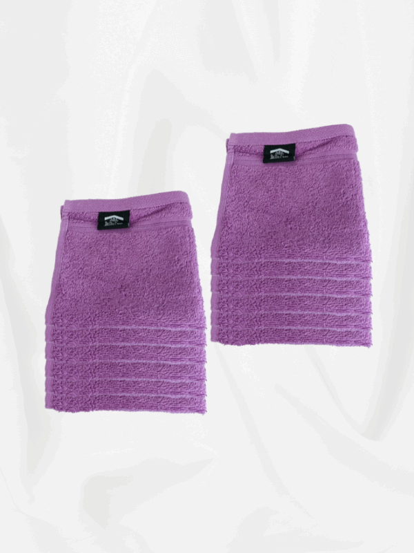 12 Pieces Luxury Face Towel Set 30x30cm 630 GSM Premium Cotton Ultra Soft and Highly Absorbent Expertly Woven for Durability Hotel And Spa Quality Towels Purple