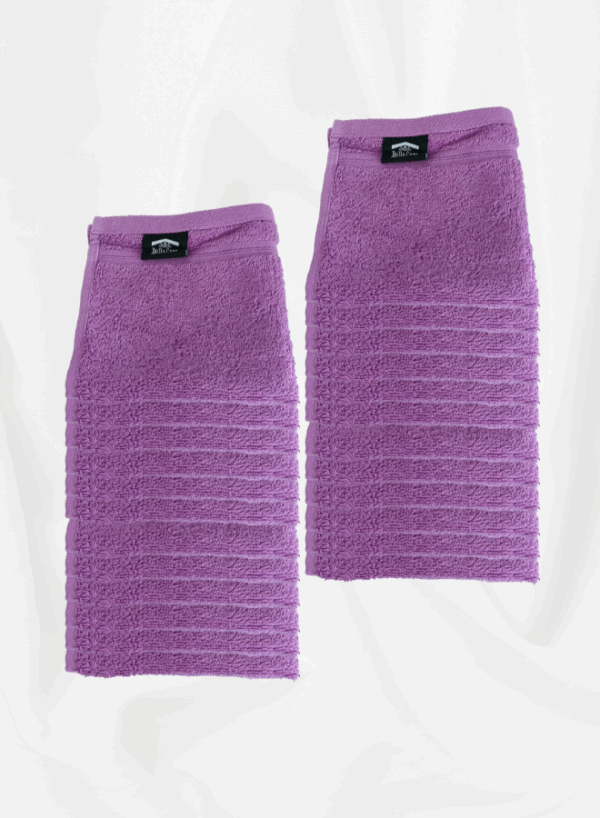 24 Pieces Luxury Face Towel Set 30x30cm 630 GSM Premium Cotton Ultra Soft and Highly Absorbent Expertly Woven for Durability Hotel And Spa Quality Towels Purple