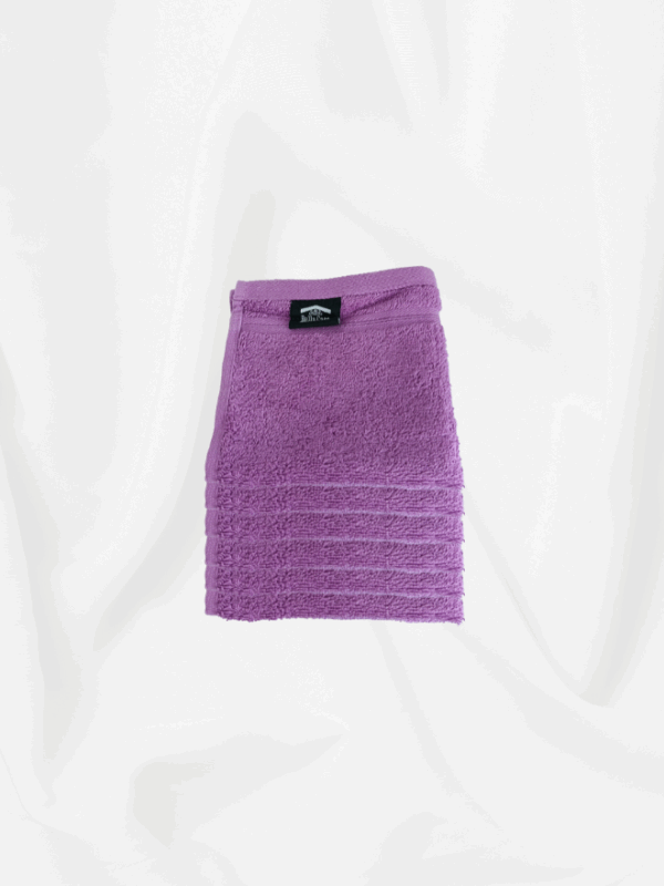 6 pc Luxury Face Towel Set (30x30cm) 630 GSM, 100% Premium Cotton, Ultra Soft and Highly Absorbent, Expertly Woven for Durability, Hotel & Spa Quality Towels, Purple