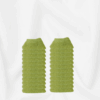 24 Pieces Luxury Face Towel Set 30x30cm 630 GSM Premium Cotton Ultra Soft and Highly Absorbent Expertly Woven for Durability Hotel And Spa Quality Towels Green