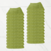 24 Pieces Luxury Face Towel Set 30x30cm 630 GSM Premium Cotton Ultra Soft and Highly Absorbent Expertly Woven for Durability Hotel And Spa Quality Towels Green