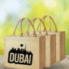 Dubai Souvenir Jute Bag – EcoChic Tote Bags | Pack of 3 | Durable, Stylish & Reusable