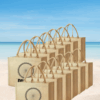 Dubai Souvenir Jute Bag – EcoChic Tote Bags | Pack of 12 | Durable, Stylish & Reusable