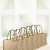 Dubai Souvenir Jute Bag – EcoChic Tote Bags | Pack of 6 | Durable, Stylish & Reusable