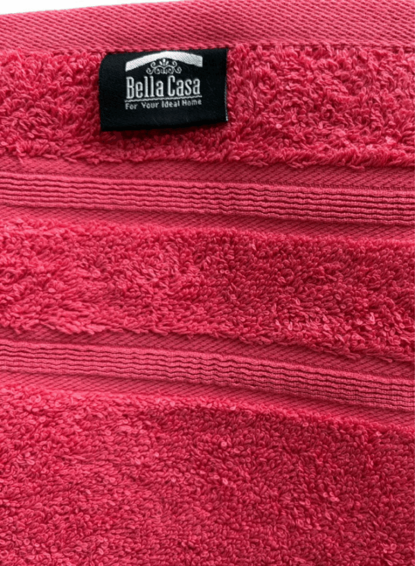 4pc Coral Bath Towel Set 70x150cm Premium Cotton 630 GSM Ultra Soft and Highly Absorbent Hotel And Spa Quality Towels