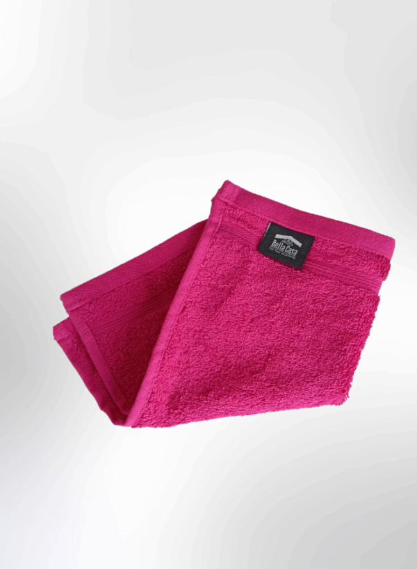 24 Pieces Luxury Face Towel Set 30x30cm 630 GSM Premium Cotton Ultra Soft and Highly Absorbent Expertly Woven for Durability Hotel And Spa Quality Towels Pink