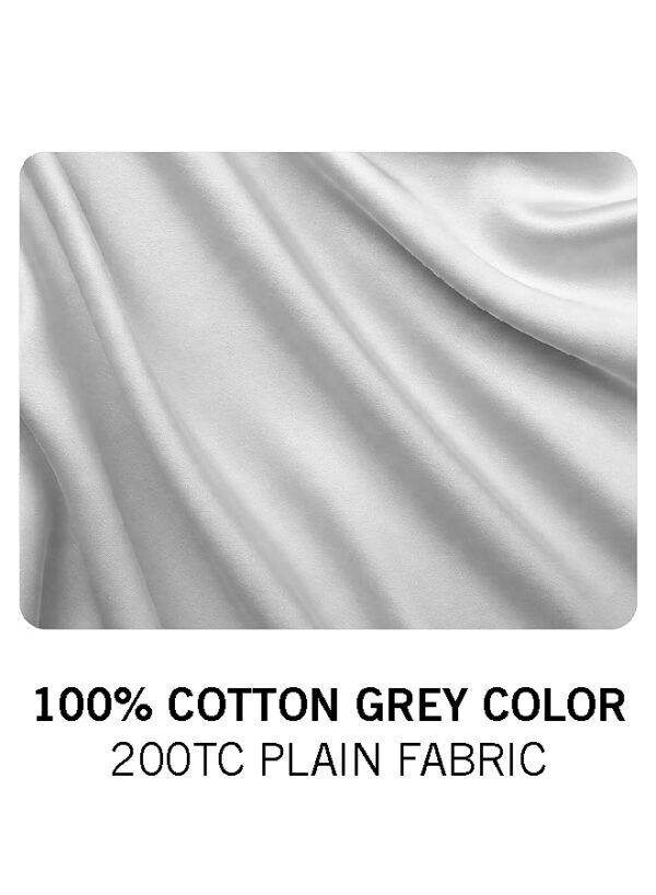 2 3 pcs Luxurious Set | 1 Fitted Sheet, 2 Pillow Cases | 200TC 100% Cotton | Soft & Breathable | Hotel Bedding Collection W180xL200cm