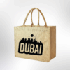 Dubai Souvenir Jute Bag – EcoChic Tote Bags | Pack of 3 | Durable, Stylish & Reusable