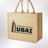 Dubai Souvenir Jute Bag – EcoChic Tote Bags | Pack of 6 | Durable, Stylish & Reusable