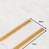 Soft Linen Wiping Cloth, White with Yellow stripe (50x70 cm) | Pack of 24