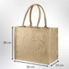 Dubai Souvenir Jute Bag – EcoChic Tote Bags | Pack of 3 | Durable, Stylish & Reusable