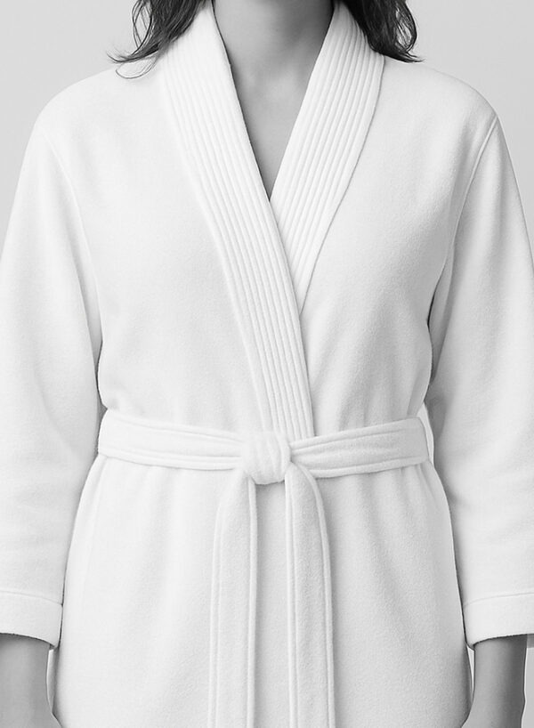 4 400 GSM Velour Cotton Bathrobe – Kimono Style | Luxurious & Lightweight | Ultra-Soft Finish | Unisex Loungewear | 125cm Length