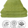 4 Pieces Luxury Towel Set Premium Cotton 630 GSM Ultra Soft and Highly Absorbent Expertly Woven for Durability Hotel And Spa Quality Towels 2 Bath Towel 70X150 2 Hand Towel 50X80cm Green