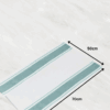 Soft Linen Wiping Cloth, White with Green stripe (50x70 cm) | pack of (number) Pack of 24