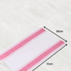Soft Linen Wiping Cloth, White with Pink stripe (50x70 cm) | Pack of 12