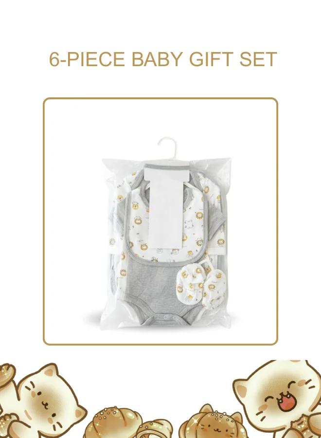 Newborn Comfort Essentials – 6-Piece Baby Gift Set