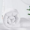 All-Season Duvet 160x190 cm – Microfiber Fill with Cotton Cover – Soft & Lightweight Comfort