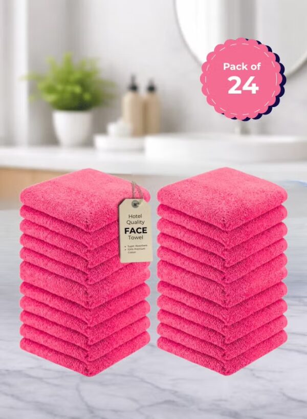 08ee368e-f616-411a-91ab-12061d558d93 Pearl Coast Luxury Face Towel Set – 30x30cm Premium 100% Cotton, 630 GSM – Ultra Soft, Highly Absorbent Hotel & Spa Quality Towels