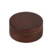 Hotel Quality Wooden Ashtray with Lid | 10x10x4.5cm | Stainless Steel | Easy to Clean | For Indoor or Outdoor Use