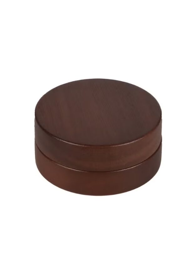 Hotel Quality Wooden Ashtray with Lid | 10x10x4.5cm | Stainless Steel | Easy to Clean | For Indoor or Outdoor Use