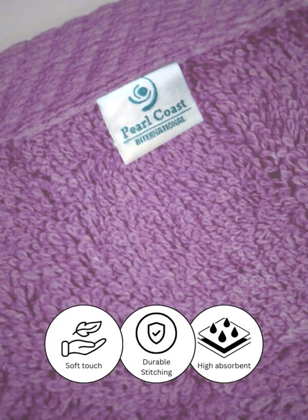 Pearl Coast Luxury Face Towel Set – 30x30cm Premium 100% Cotton, 630 GSM – Ultra Soft, Highly Absorbent Hotel & Spa Quality Towels