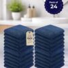 Pearl Coast Luxury Face Towel Set – 30x30cm Premium 100% Cotton, 630 GSM – Ultra Soft, Highly Absorbent Hotel & Spa Quality Towels