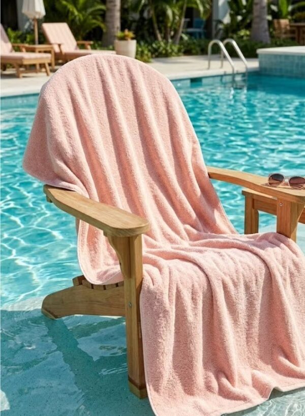 Pearl Coast Oversized Beach Towel Set (Pack of 4) | 90x180cm | Extra Large | Premium Cotton | 600 GSM | Super Soft and Highly Absorbent | Hotel And Spa Quality Towels