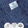 Pearl Coast Luxury Face Towel Set – 30x30cm Premium 100% Cotton, 630 GSM – Ultra Soft, Highly Absorbent Hotel & Spa Quality Towels
