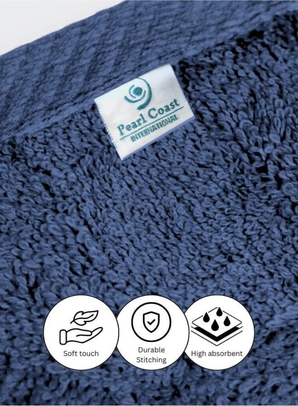 Pearl Coast Luxury Face Towel Set – 30x30cm Premium 100% Cotton, 630 GSM – Ultra Soft, Highly Absorbent Hotel & Spa Quality Towels