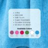 Pearl Coast Luxury Hand Towel Set (Pack of 4) – 50x80cm Premium 100% Cotton, 630 GSM – Ultra Soft, Highly Absorbent Hotel & Spa Quality Towels