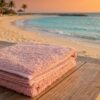 Pearl Coast Oversized Beach Towel Set (Pack of 4) | 90x180cm | Extra Large | Premium Cotton | 600 GSM | Super Soft and Highly Absorbent | Hotel And Spa Quality Towels
