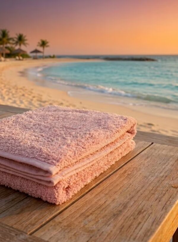 Pearl Coast Oversized Beach Towel Set (Pack of 4) | 90x180cm | Extra Large | Premium Cotton | 600 GSM | Super Soft and Highly Absorbent | Hotel And Spa Quality Towels