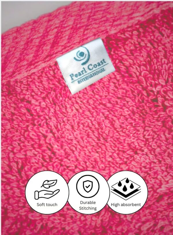 Pearl Coast Luxury Face Towel Set – 30x30cm Premium 100% Cotton, 630 GSM – Ultra Soft, Highly Absorbent Hotel & Spa Quality Towels