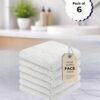 899b6e9c-078f-42df-8147-b9ea614805d2 Pearl Coast Luxury Face Towel Set – 30x30cm Premium 100% Cotton, 630 GSM – Ultra Soft, Highly Absorbent Hotel & Spa Quality Towels