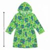 Kids Hooded Bathrobe Pack of 2– Quick Dry Microfiber Beach & Bath Robe for Boys & Girls, Soft Absorbent Swim Cover Up, Lightweight Pool & Home Use