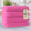 Pearl Coast Luxury Bath Towel Set (Pack of 4) – Premium 100% Cotton, 630 GSM – Ultra Soft, Highly Absorbent Hotel & Spa Quality Towels