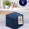 Pearl Coast Luxury Face Towel Set – 30x30cm Premium 100% Cotton, 630 GSM – Ultra Soft, Highly Absorbent Hotel & Spa Quality Towels